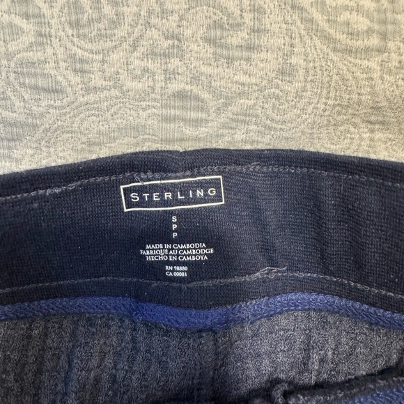 Cozy Kids' Blue Ribbed Pants - Picture 2 of 2